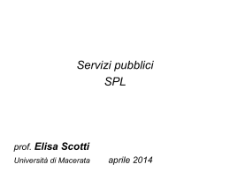 2014 servizi pubblici e SPL
