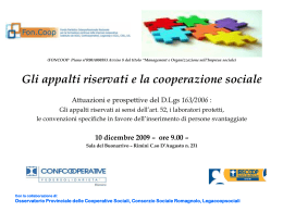 Diapositiva 1 - Confcooperative Rimini