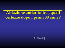 Fibrillazione Atriale: Trattamento Ablativo