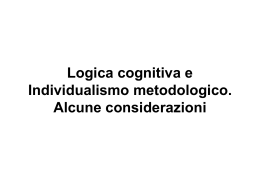 Individualismo metodologico e modelli storici