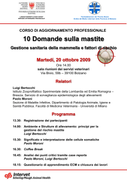 Paolo Moroni - Ordine Veterinari Trento