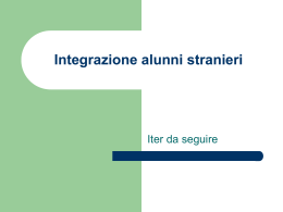 Integrazione alunni stranieri