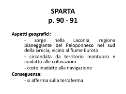 SPARTA p. 90 - 91 Aspetti geografici