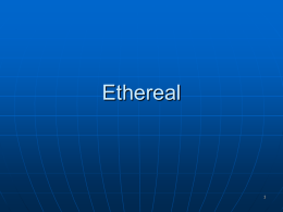 Esercitazioni Ethereal