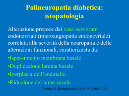 Polineuropatia diabetica: istopatologia