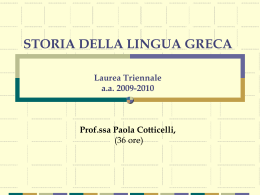 La lirica greca e l`Oriente - Filologia, Letteratura e Linguistica