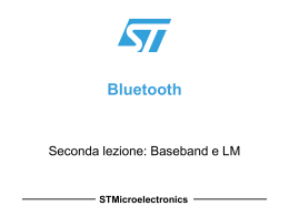 Bluetooth: Baseband e LM