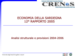 crenos Rapporto-2005 - Universit&agrave; degli studi di Cagliari.