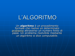 L`ALGORITMO - WordPress.com