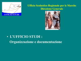 Presentazione di PowerPoint - Ufficio Scolastico Regionale per le