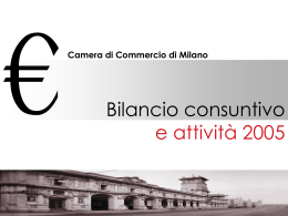 CONSOLIDATI - Camera di Commercio di Milano
