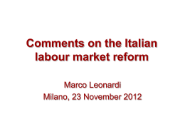 Diapositiva 1 - EPS – Economics Political Science – Milano