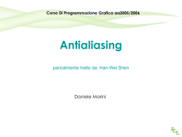 Corso Di Programmazione Grafica aa2005/2006