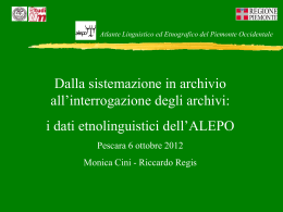 Atlante Linguistico ed Etnografico del Piemonte Occidentale