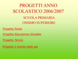 PROGETTI 2006/2007