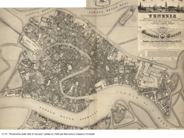 01.01. `Planimetria della città di Venezia`, editée en 1846 par