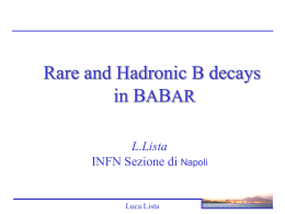 Rare and Hadronic B decays in BaBar