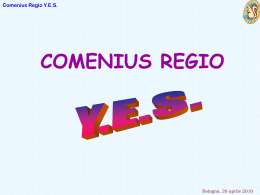 comenius regio yes - Assemblea Legislativa