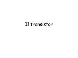 Il transistor