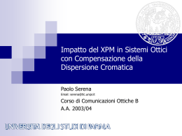 xpm2 - Universit&agrave; degli Studi di Parma