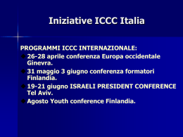 programma iccc 2012