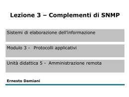 Complementi di SNMP