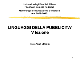 Nessun titolo diapositiva - Scienze Politiche, Economiche e Sociali