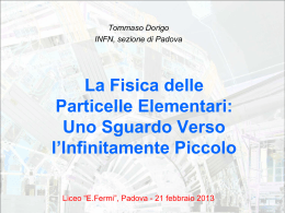 Introduzione alle particelle elementari - INFN