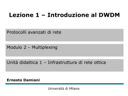 Introduzione al DWDM