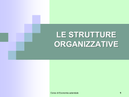 Strutture organizzative - Dipartimento di Scienze Politiche e Sociali