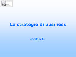 Le strategie di business