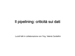 Organizzazione del corso