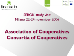Consortia of cooperatives
