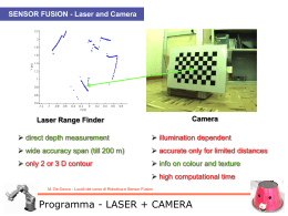 SENSOR FUSION - Laser and Camera