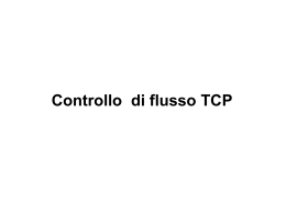 Controllo di flusso TCP