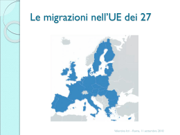 Le migrazioni nell`UE dei 27
