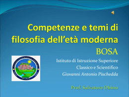 Competenze e temi di filosofia moderna new realisation