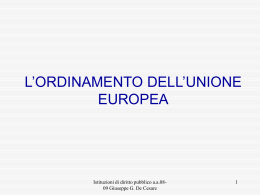 Parlamento europeo - diritto e comunicazione mat