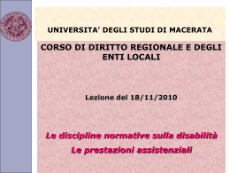 Slides lezione 18/11/2010 - alfabetico dei docenti 2009