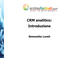CRM analitico