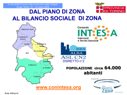 Il ruolo delle Province nella promozione dello sviluppo locale: