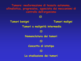 Tumori 2 didattica - Medicina dei Trapianti