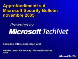 Approfondimenti sui Microsoft Security Bulletin