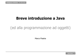 Introduzione a Java, parte prima, formato MS PowerPoint