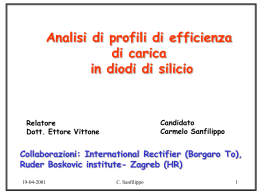 Presentazione tesi Carlo Sanfilippo (2001)