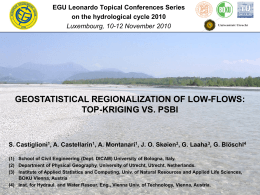 Top-kriging