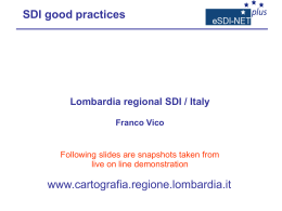 Regione Lombardia SDI