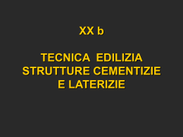 28 - XX b - TECNICA EDILIZIA - CEMENTIZIO