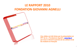Rapport 2010 - Liceo Statale Cagnazzi