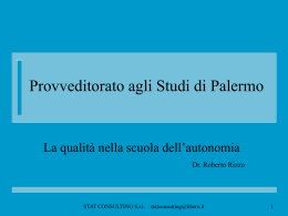Sistema di gestione per la qualit&agrave;